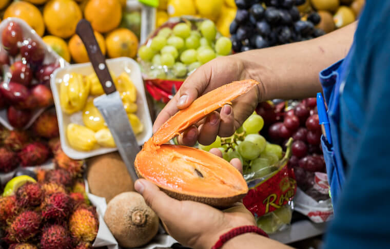 Fresh fruit on our Gourmet San Juan Market Tour