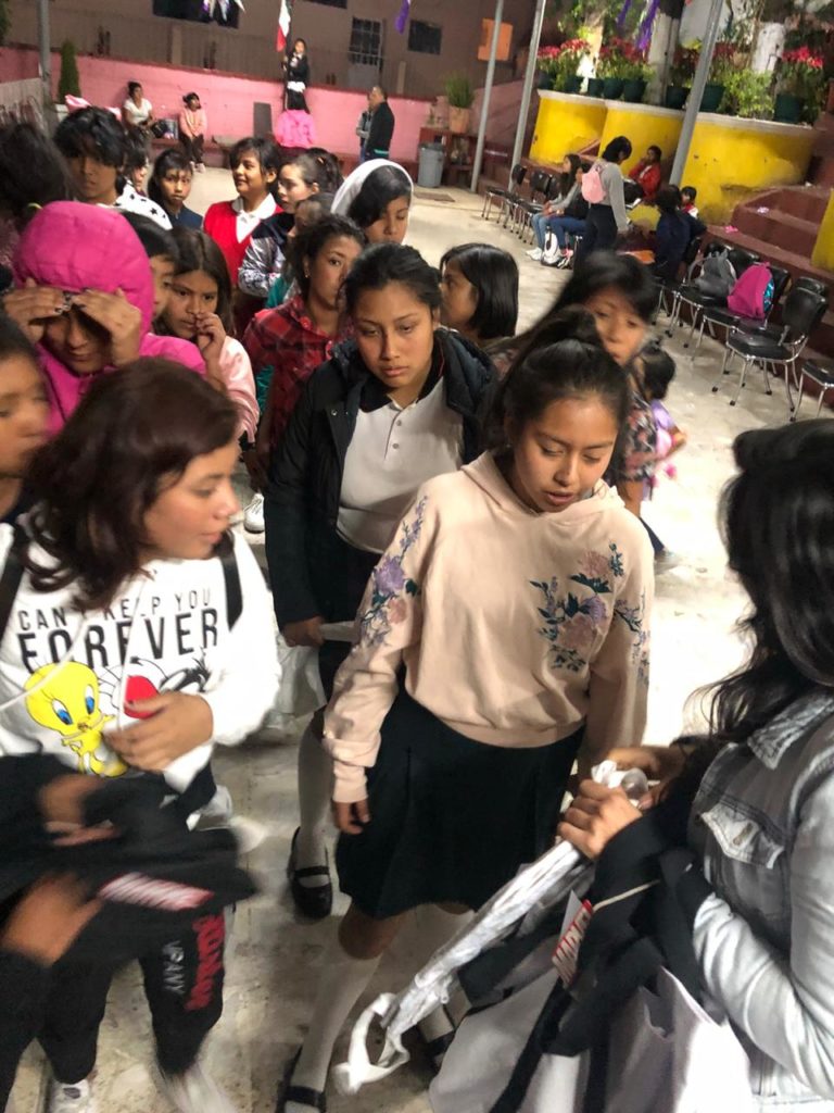 Children helped by Acopio Pilares in Mexico City