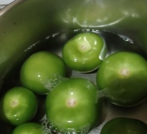 raw tomatillos